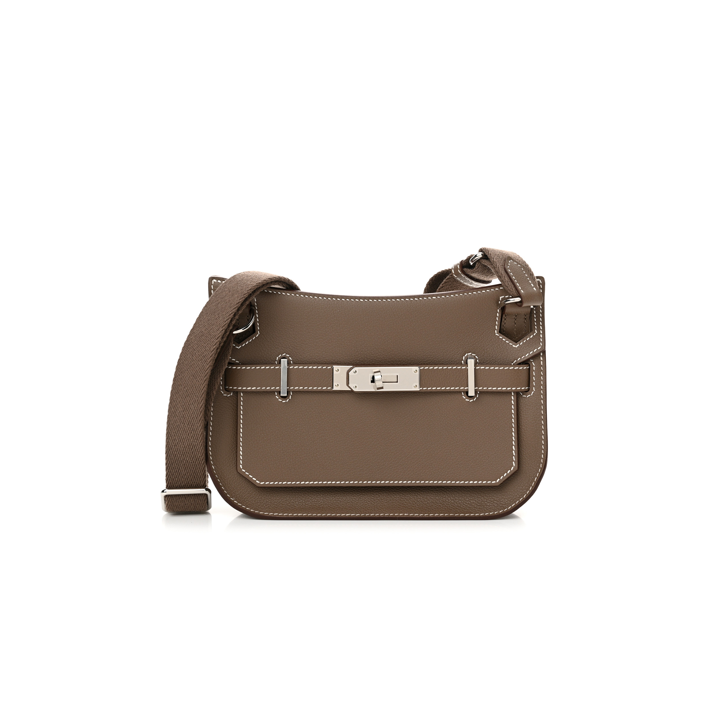HERMÈS EVERCOLOR MINI JYPSIERE ETOUPE (23*17*5cm) 